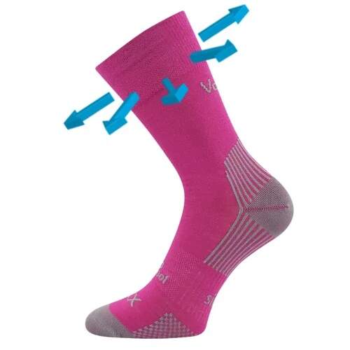 Levně OPTIMUS sportovní merino vlněné ponožky VoXX Fuchsia 35-38 1 pár