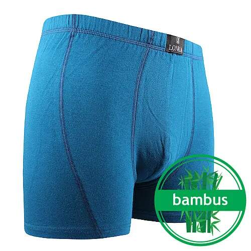 Levně NORBERT funkční bambusové boxerky Lonka Petrolejová 3XL 1 kus