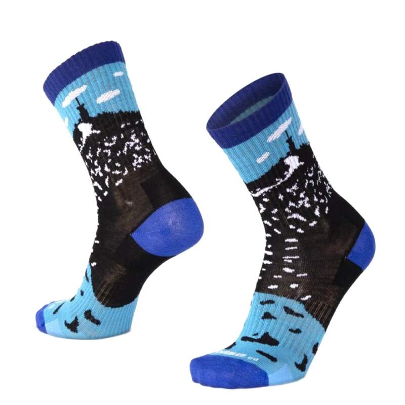 Levně BESKYD LYSA české merino ponožky Moose modrá S 1 pár