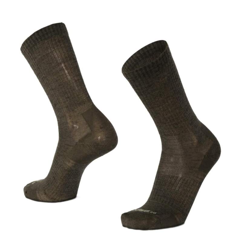 Levně BESKYD MONO jednobarevné merino ponožky Moose zelená XXXL 1 pár