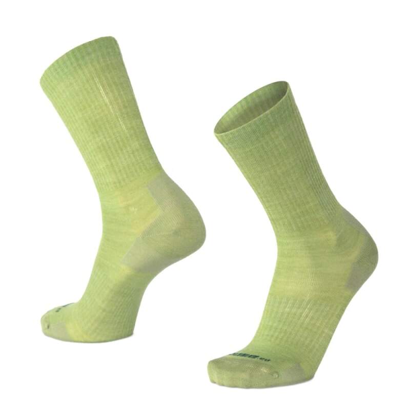 Levně BESKYD MONO jednobarevné merino ponožky Moose Světle zelená 1 pár XL