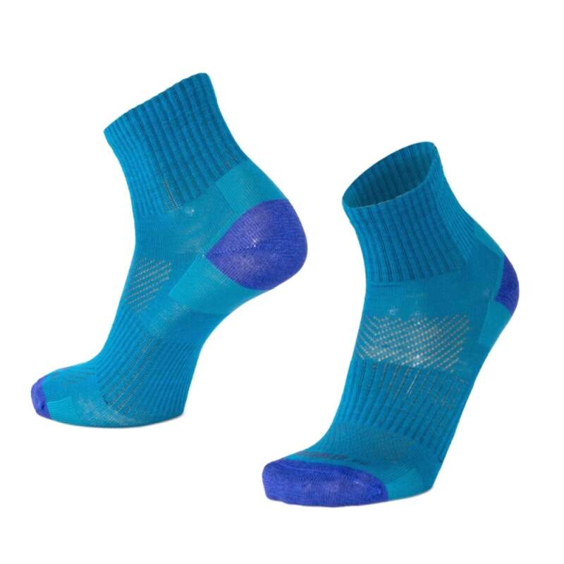 Levně ORLIK ONE jednobarevné kotníkové merino ponožky Moose světle modrá XXXL 1 pár