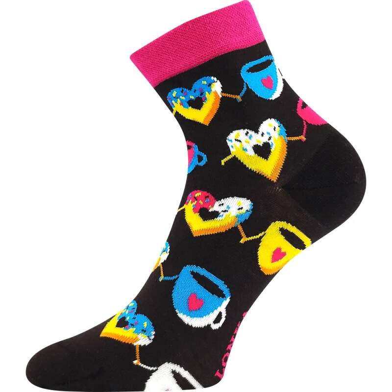Levně DORWIN trendy veselé ponožky Lonka - DONUT 1 pár 39-42