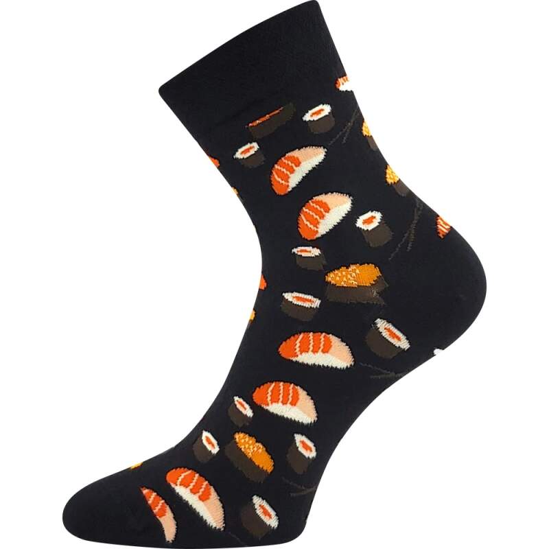 Levně DEVIVE vtipné bavlněné ponožky Lonka - SUSHI 1 pár 43-46