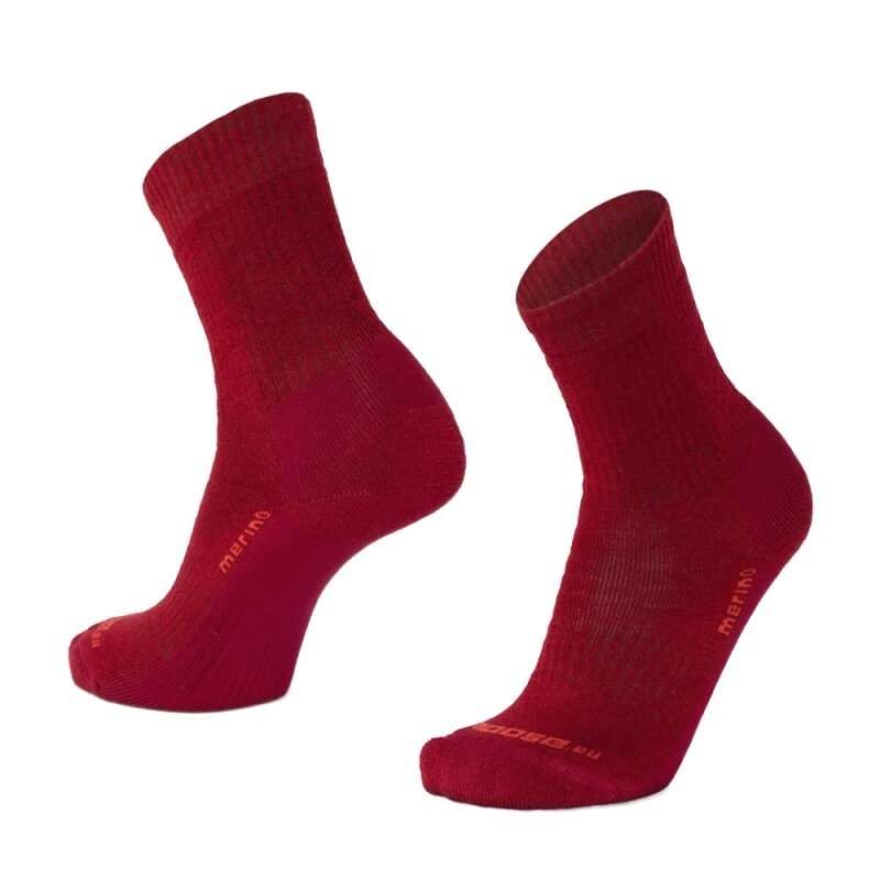 ALP SAME celofroté merino ponožky Moose 1 pár XXL Vínová