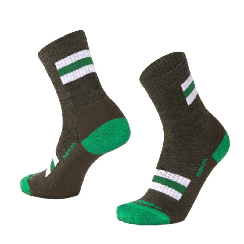 ALP ROUTE celofroté merino ponožky Moose 1 pár Zelená 3XL