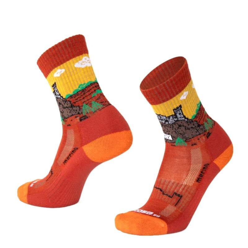 TATRAN TROSKY české vysoké merino ponožky Moose 1 pár Rezavá S