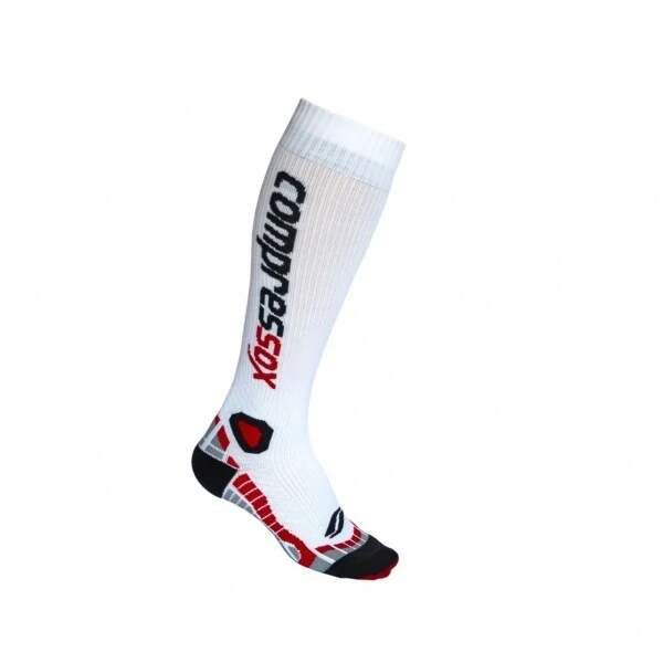 SPORT kompresní podkolenky COMPRESSOX Bílá 39-42 1 pár