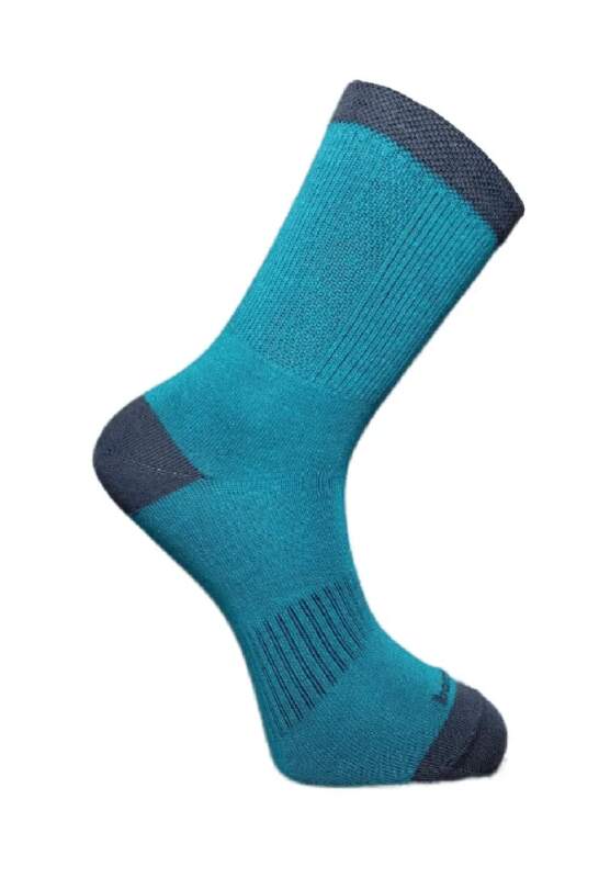 Levně BX-3 LIGHT bambusové ponožky BAMBOX Indigo / Tm. šedá 47-50 1 pár