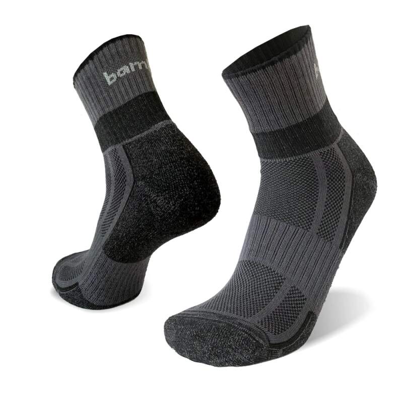 BX-BUFFALO bambusové extra funkční ponožky Bambox Tm. šedá 47-50 1 pár