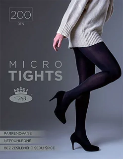 MICRO TIGHTS 200 DEN mikrovláknové jemné punčochové kalhoty Lady B